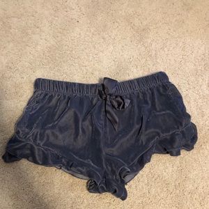 Vistoria’s Secret velvet sleeping shorts XS